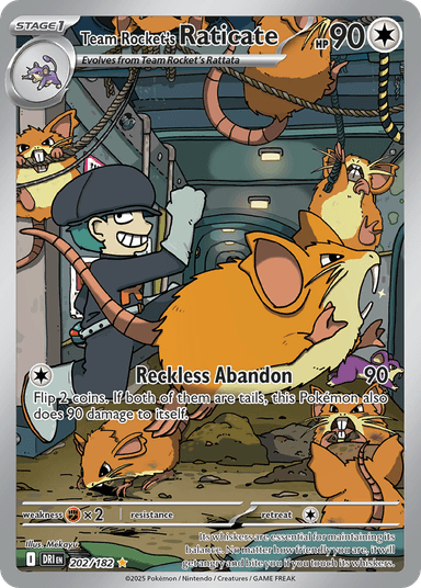Team Rocket's Raticate, Destined Rivals 202