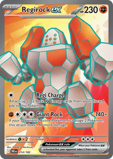 Regirock ex, Destined Rivals 214