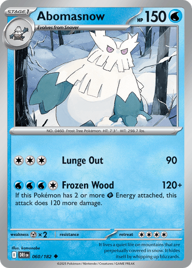 Abomasnow, Destined Rivals 60