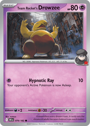 Team Rocket's Drowzee, Destined Rivals 79