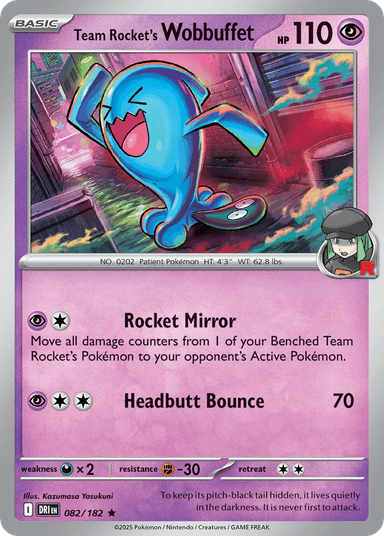 Team Rocket's Wobbuffet, Destined Rivals 82