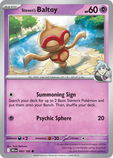 Steven's Baltoy, Destined Rivals 83