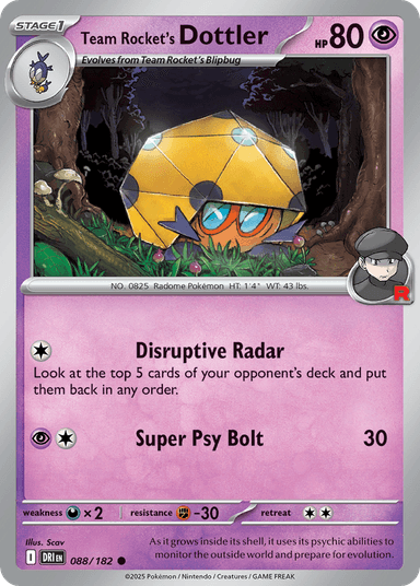 Team Rocket's Dottler, Destined Rivals 88