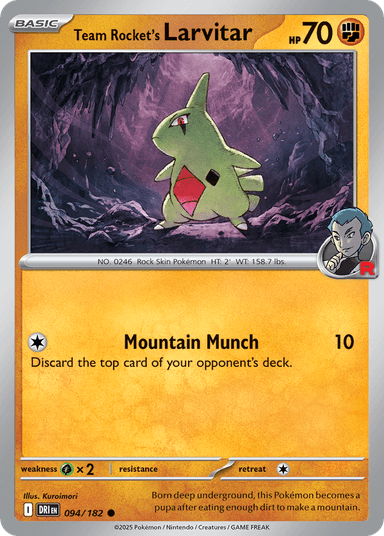 Team Rocket's Larvitar, Destined Rivals 94