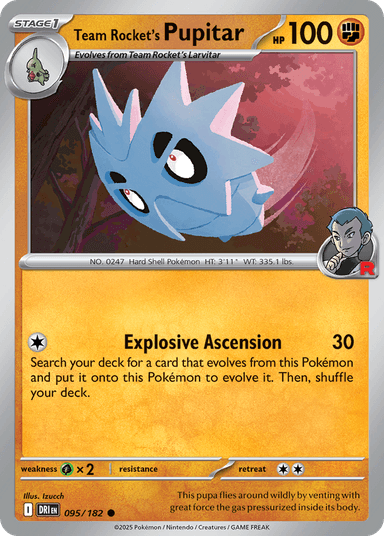 Team Rocket's Pupitar, Destined Rivals 95