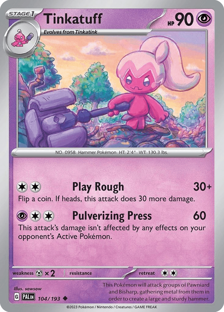 Tinkatuff, Paldea Evolved 104