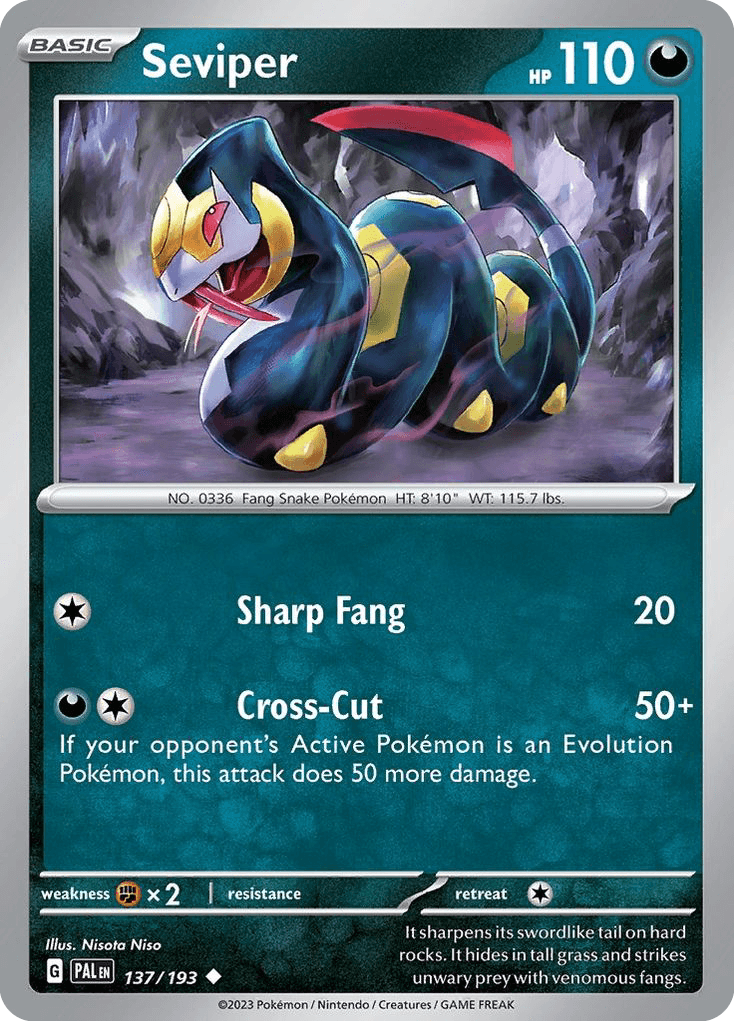 Seviper, Paldea Evolved 137