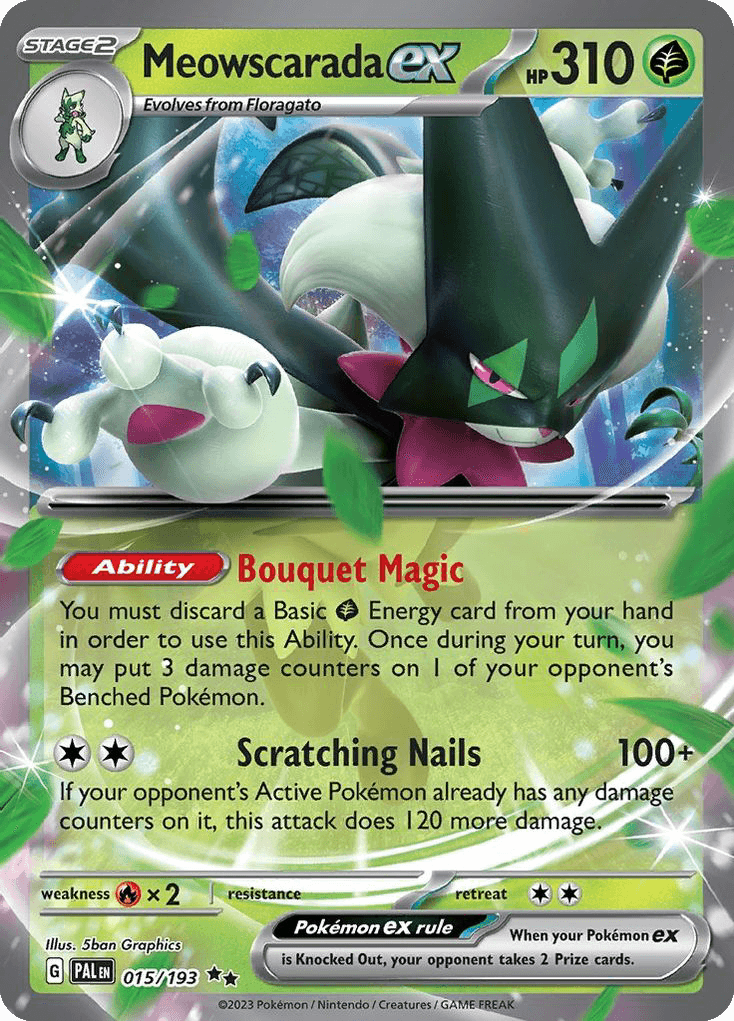 Meowscarada ex, Paldea Evolved 15