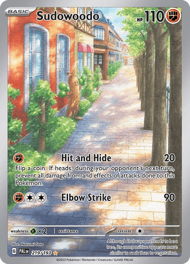 Sudowoodo, Paldea Evolved 219