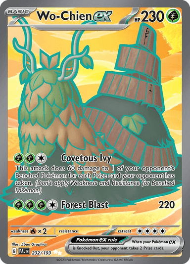 Wo-Chien ex, Paldea Evolved 232
