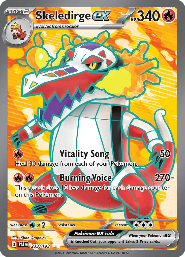 Skeledirge ex, Paldea Evolved 233