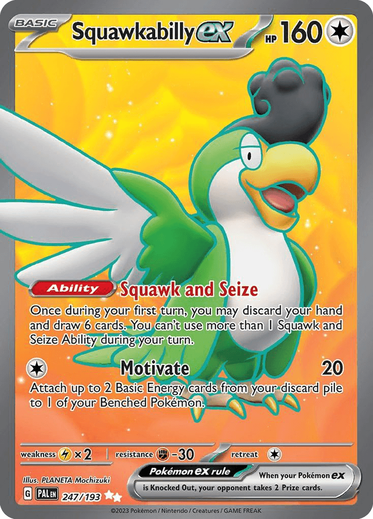 Squawkabilly ex, Paldea Evolved 247