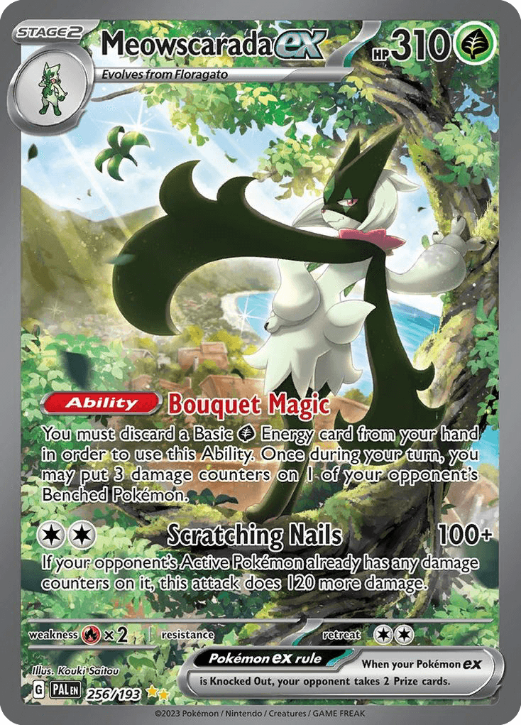 Meowscarada ex, Paldea Evolved 256