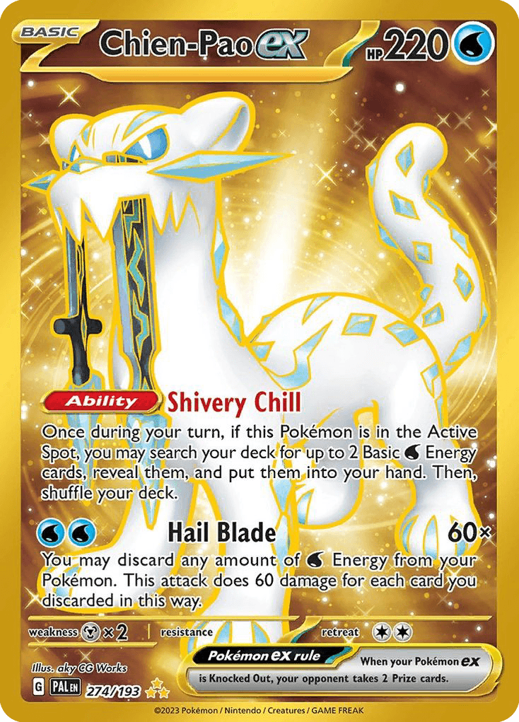 Chien-Pao ex, Paldea Evolved 274