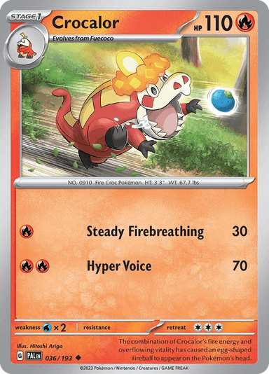 Crocalor, Paldea Evolved 36