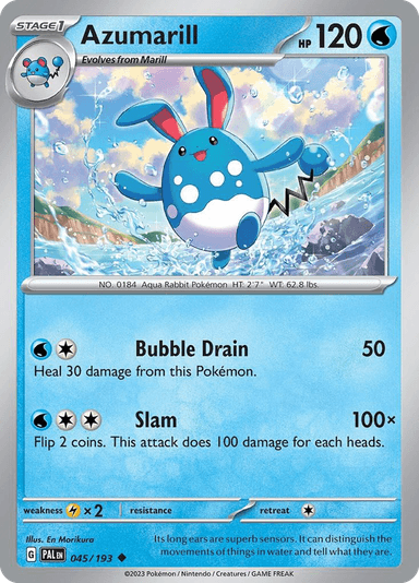Azumarill, Paldea Evolved 45