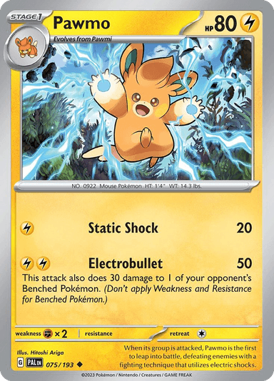 Pawmo, Paldea Evolved 75