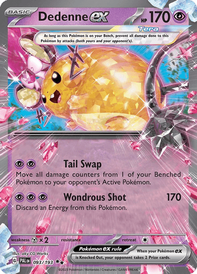 Dedenne ex, Paldea Evolved 93