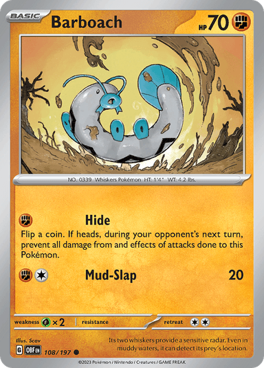 Barboach, Obsidian Flames 108