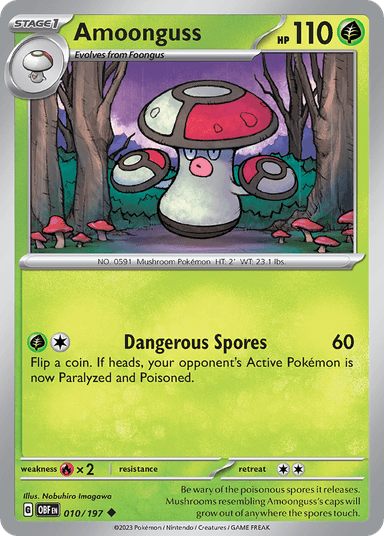 Amoonguss, Obsidian Flames 10