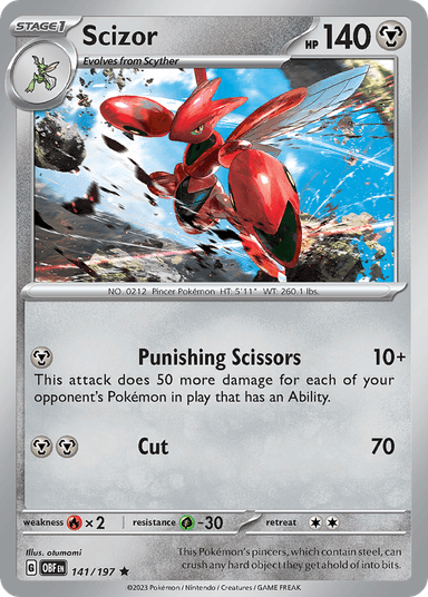Scizor, Obsidian Flames 141