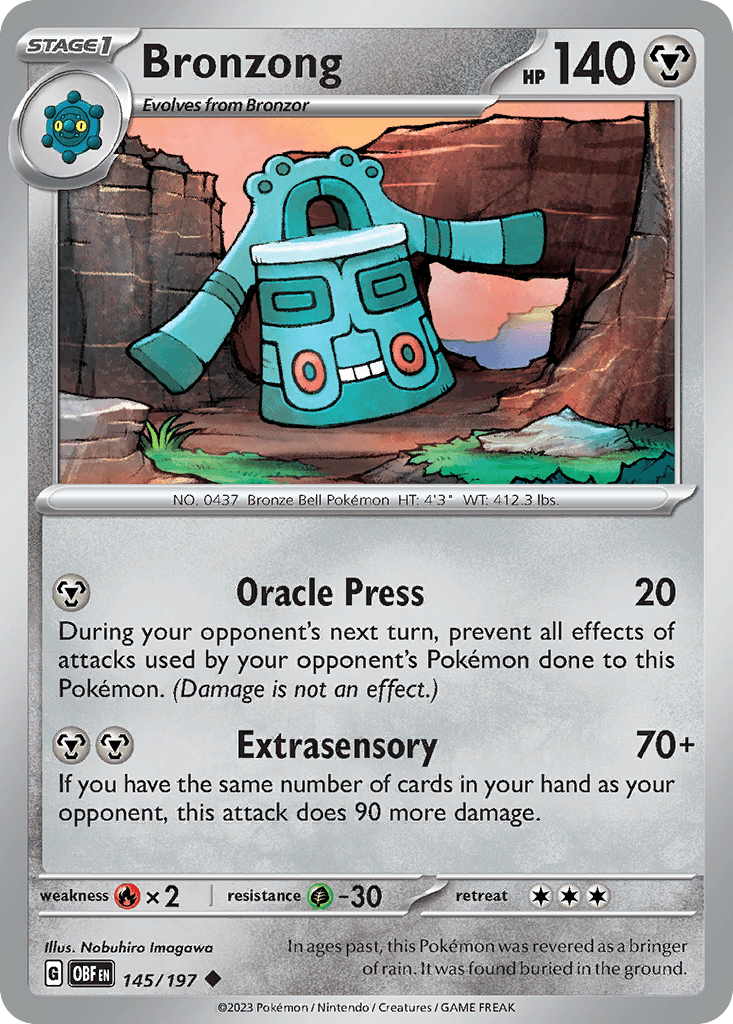Bronzong, Obsidian Flames 145