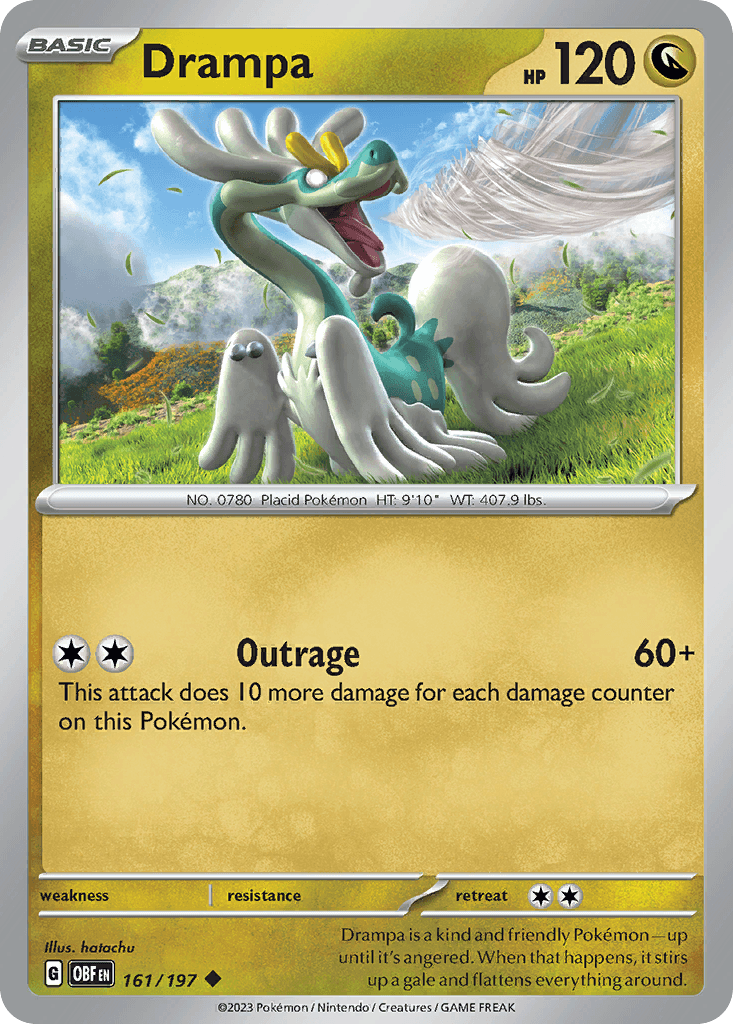 Drampa, Obsidian Flames 161