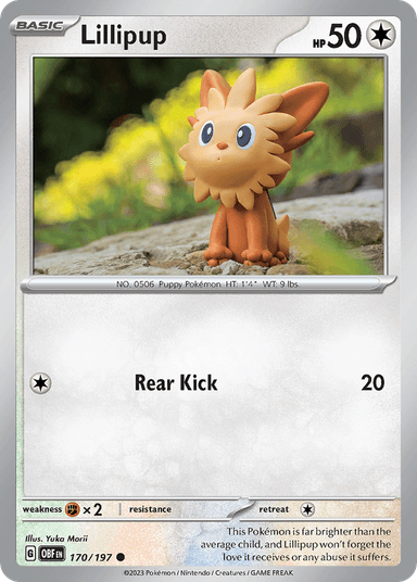 Lillipup, Obsidian Flames 170