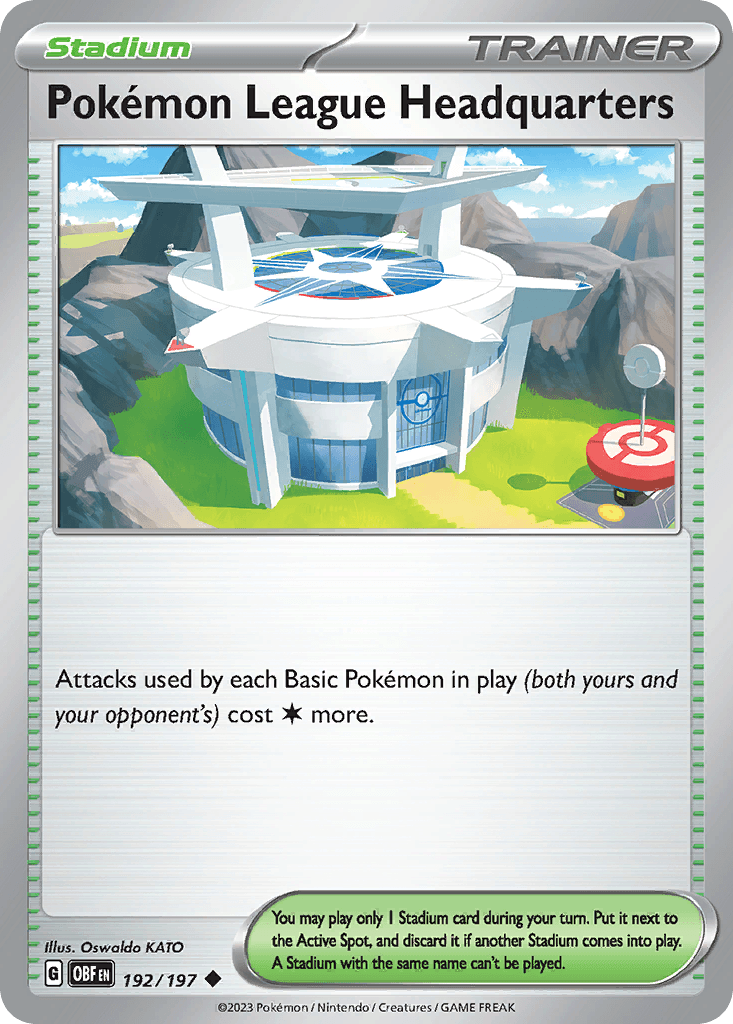 Pokémon League Headquarters, Obsidian Flames 192