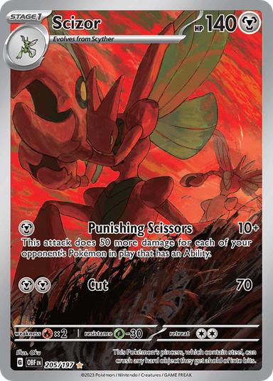 Scizor, Obsidian Flames 205