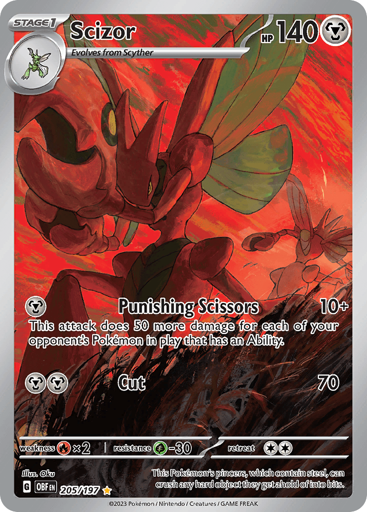 Scizor, Obsidian Flames 205