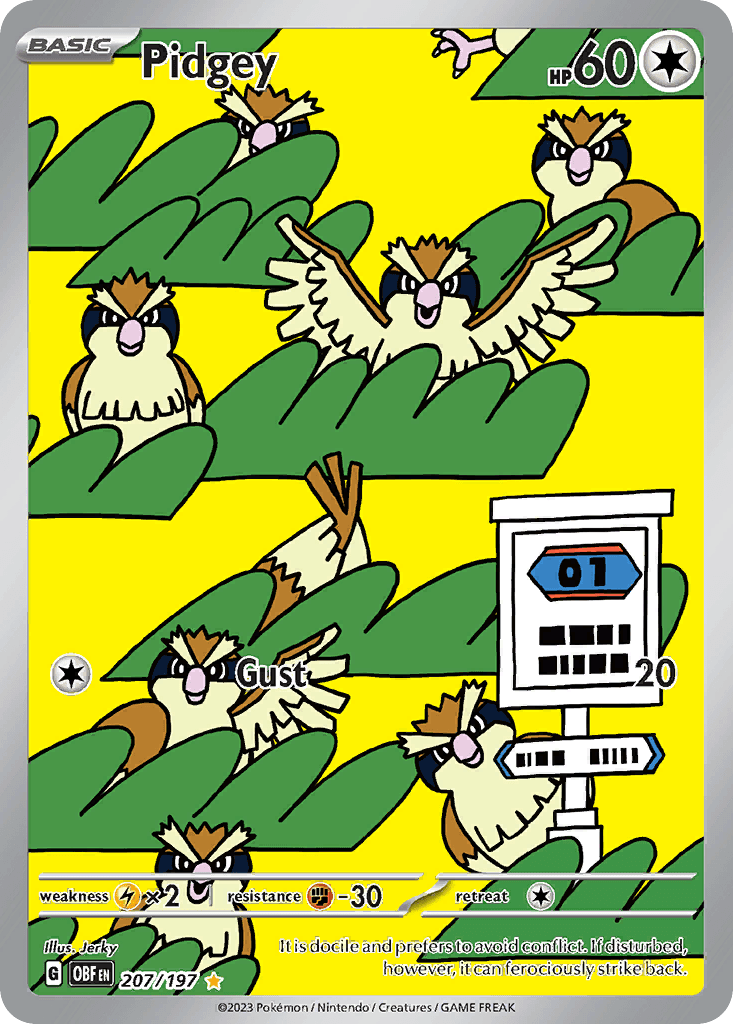 Pidgey, Obsidian Flames 207