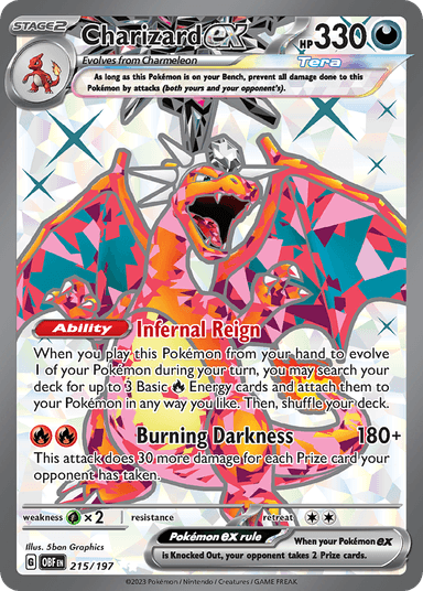 Charizard ex, Obsidian Flames 215