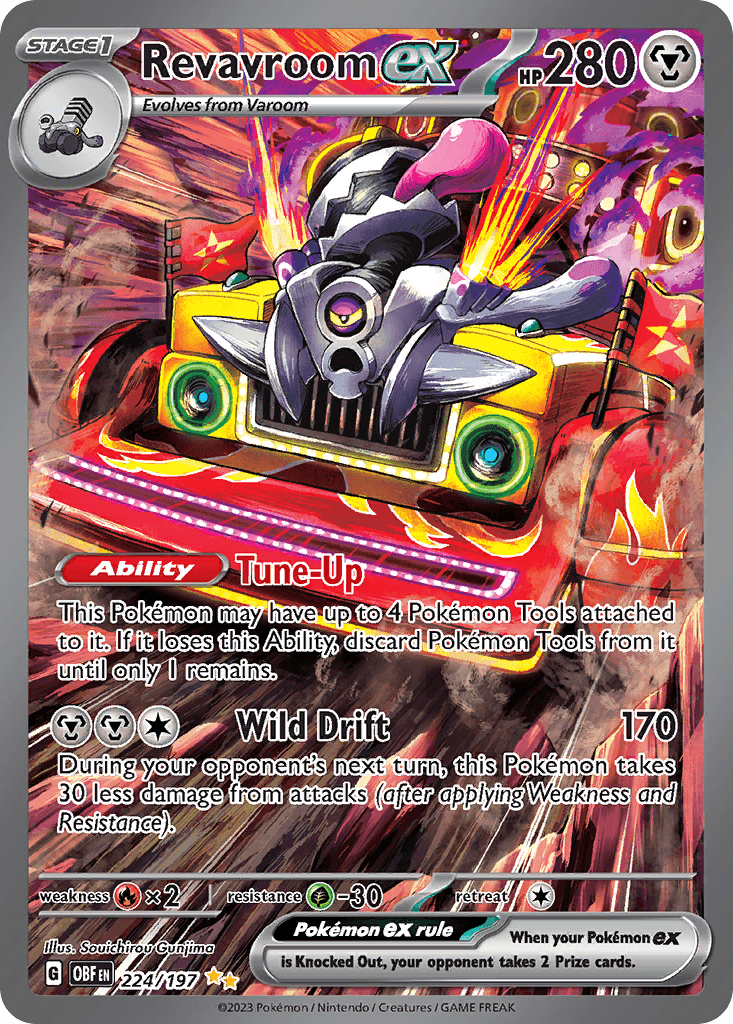 Revavroom ex, Obsidian Flames 224