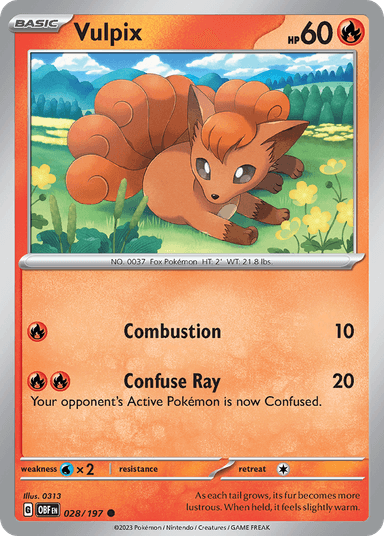 Vulpix, Obsidian Flames 28