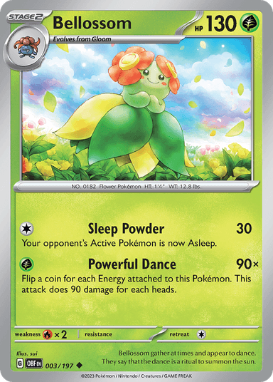 Bellossom, Obsidian Flames 3