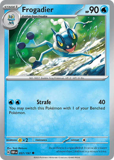 Frogadier, Obsidian Flames 57