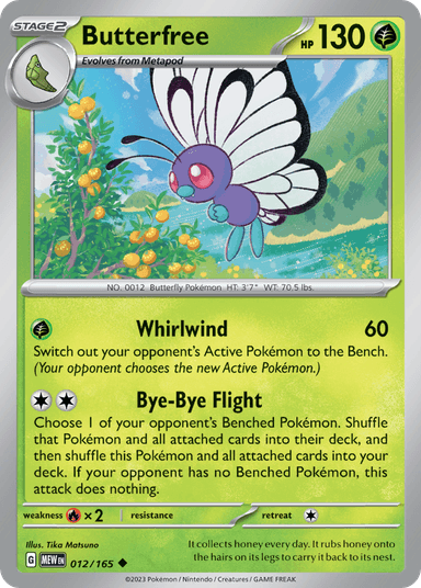 Butterfree, 151 12