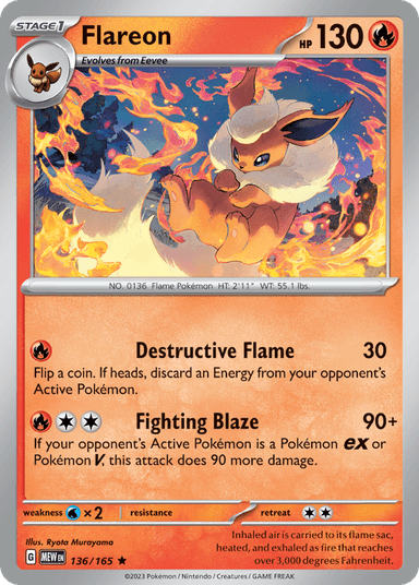 Flareon, 151 136