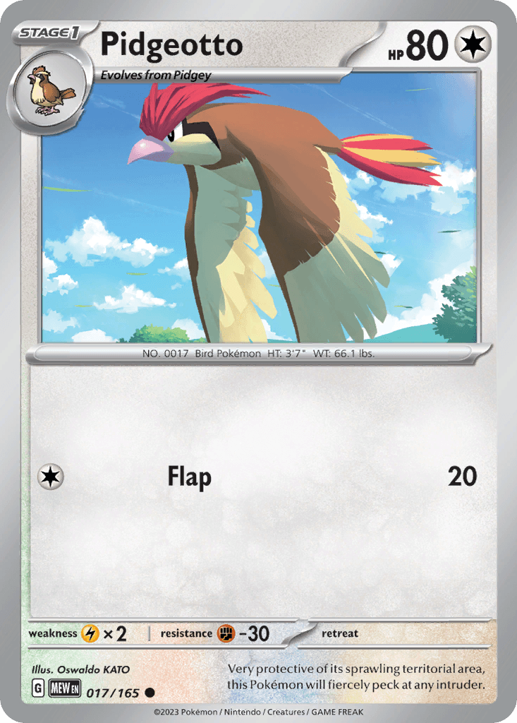 Pidgeotto, 151 17