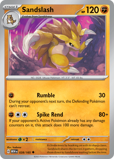 Sandslash, 151 28