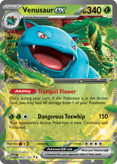 Venusaur ex, 151 3