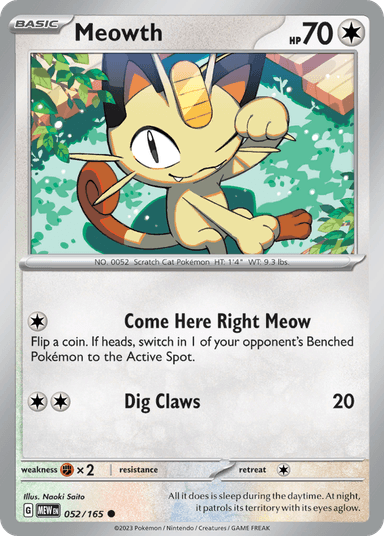 Meowth, 151 52