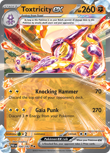 Toxtricity ex, Paradox Rift 100