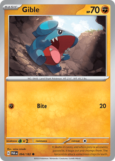Gible, Paradox Rift 94