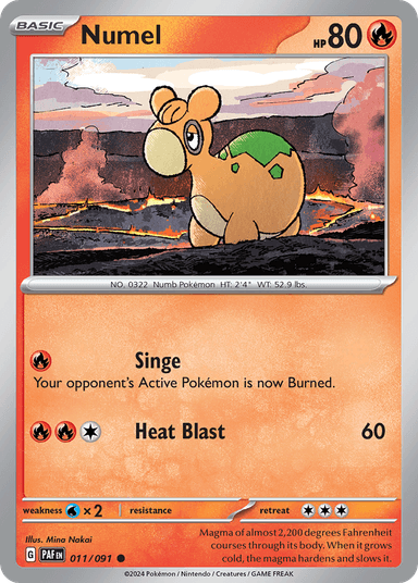 Numel, Paldean Fates 11