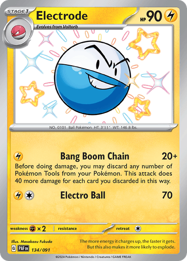 Electrode, Paldean Fates 134