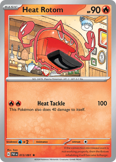 Heat Rotom, Paldean Fates 13