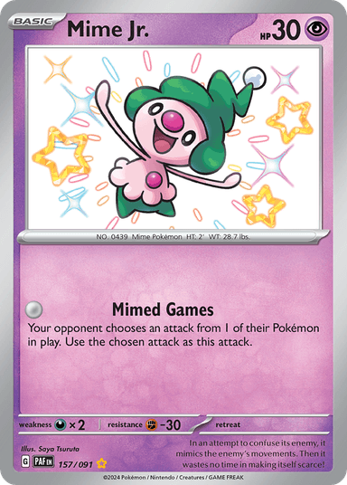 Mime Jr., Paldean Fates 157