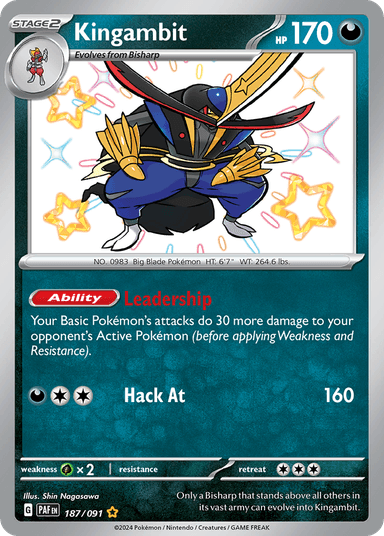 Kingambit, Paldean Fates 187